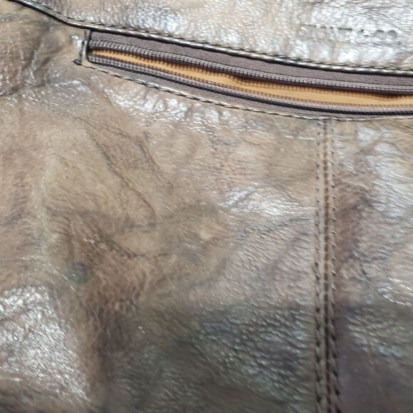 Stone & Co Brown Leather Shoulder Purse - Picture 6 of 9